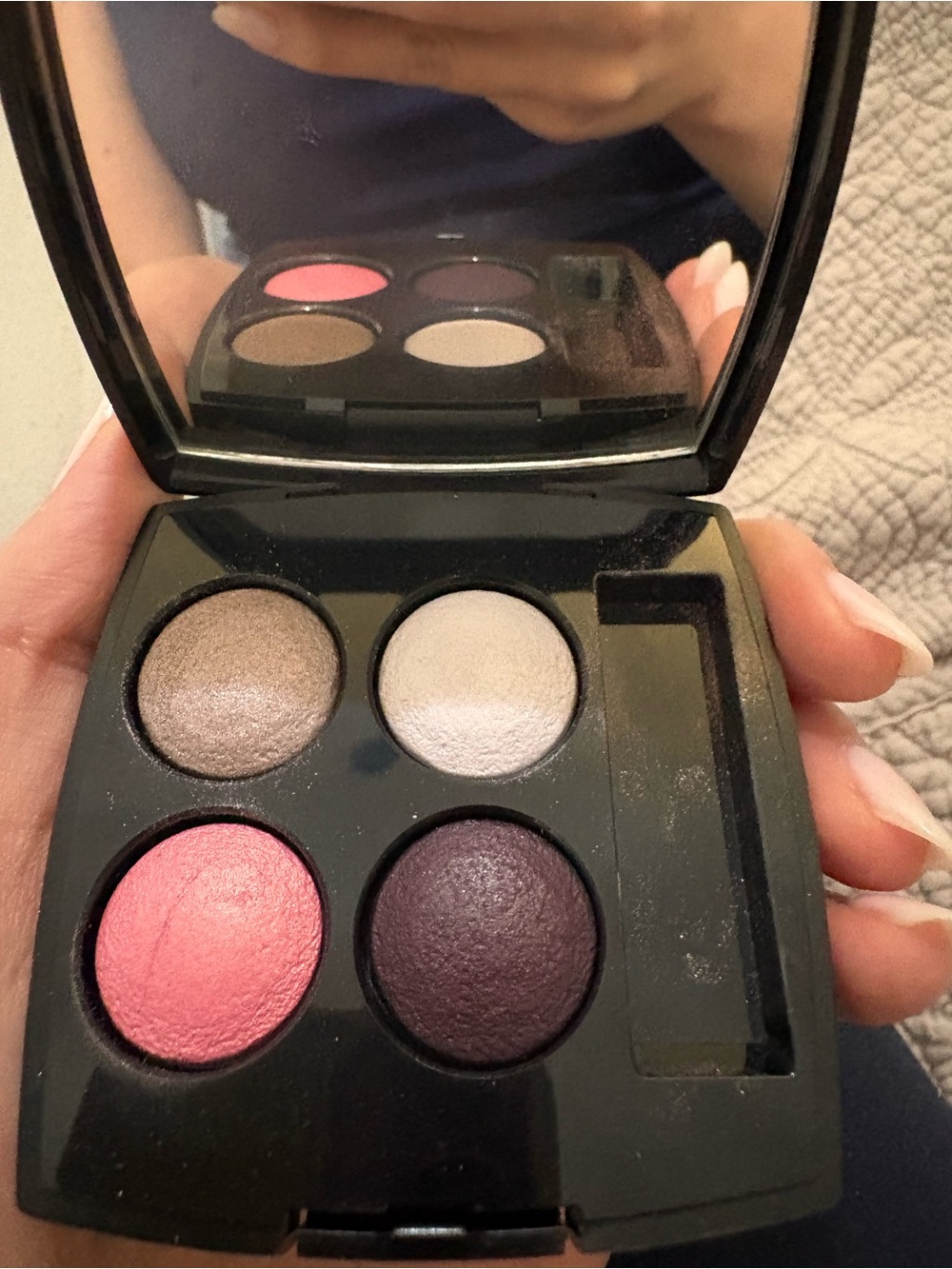 CHANEL les 4 Monte’s Eyeshadow Palette in Pink, Purple, Taupe, Champagne